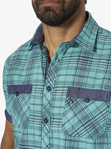 Jan Vanderstorm Comfort fit Button Up Shirt 'Aalvan' in Green