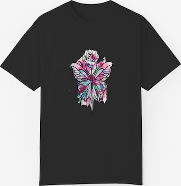 GORHEY Oversized shirt in Zwart: voorkant