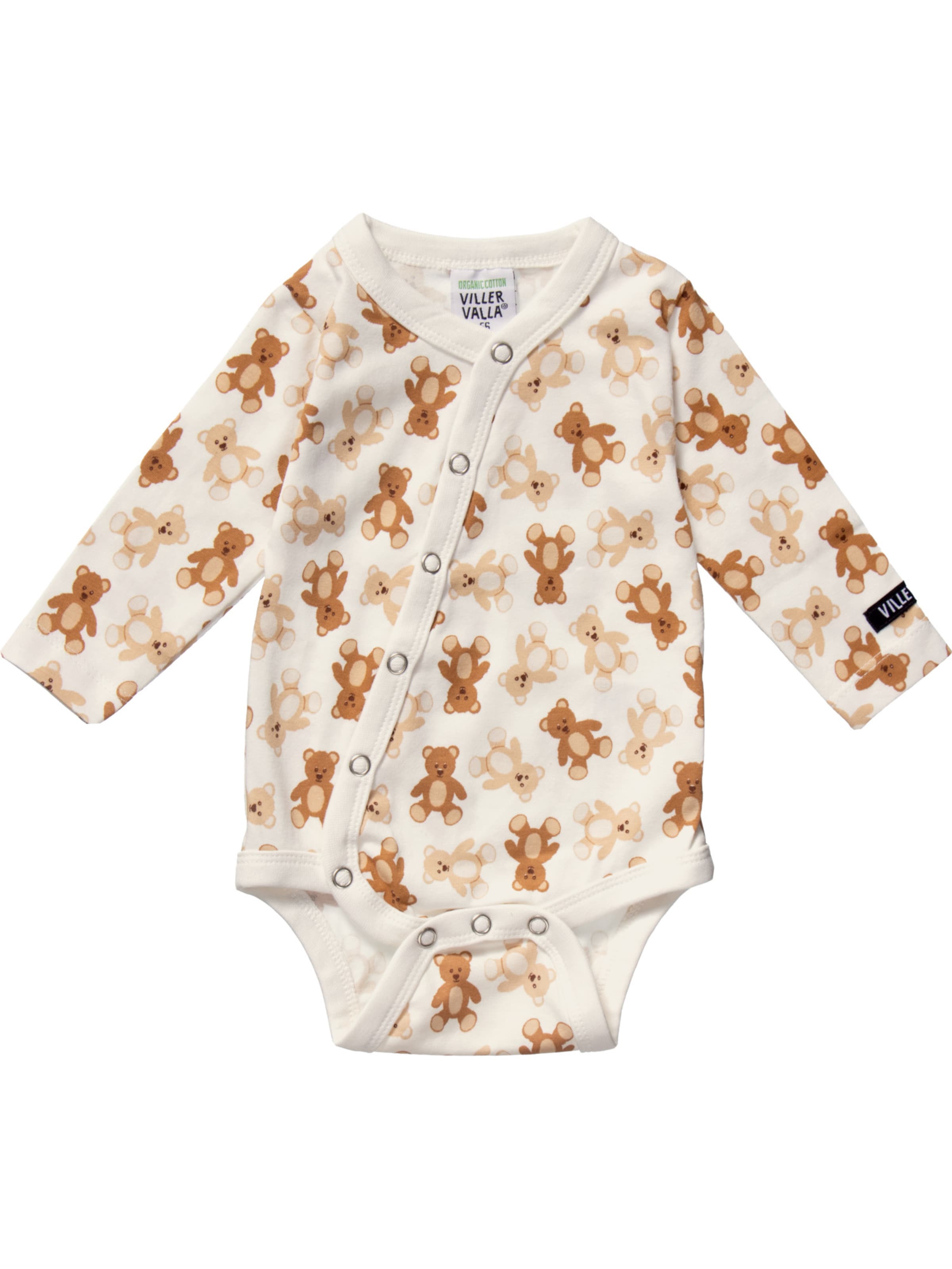 Villervalla Body 'Teddy' in Weiß: Vorderseite