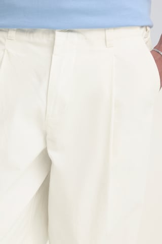 Casual Friday Loose fit Chino trousers ' CFValer Pleated ' in Beige