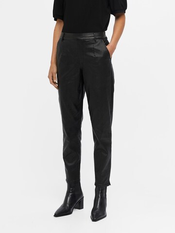 Coupe slim Pantalon 'BELLE LISA' OBJECT en noir : devant