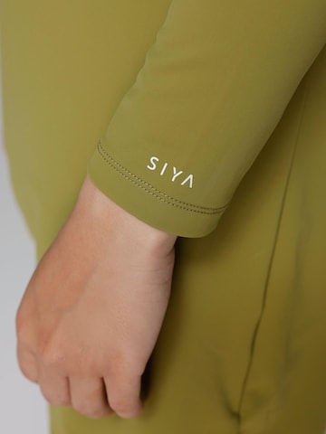 SIYA Swimwear High neck Badpak 'South - Covered' in Groen