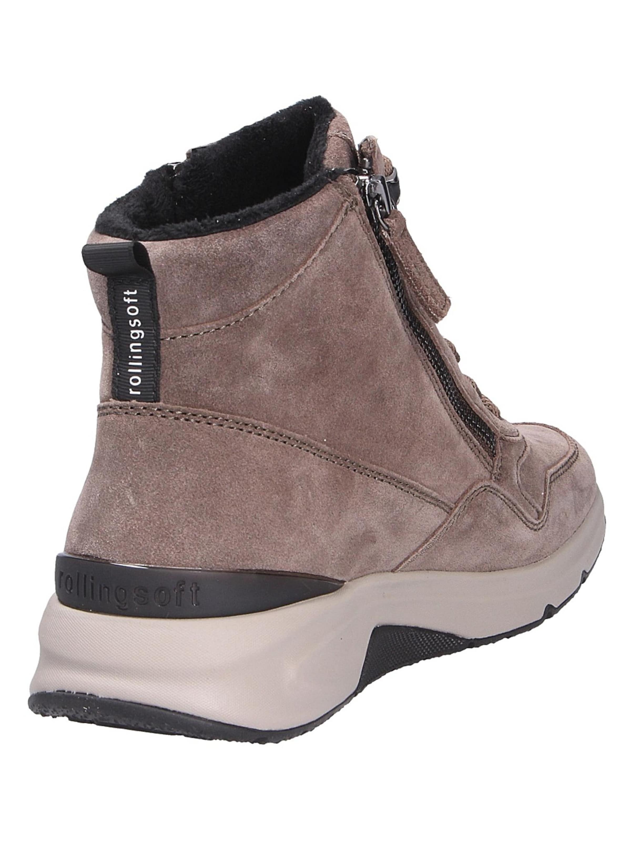GABOR Lace-Up Boots in Grey