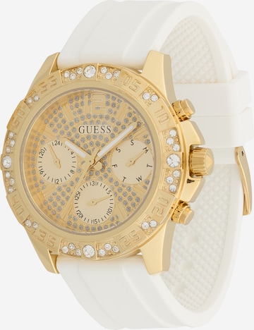 GUESS Analoginen kello 'TREND' värissä valkoinen: etupuoli
