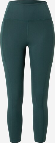 Girlfriend Collective Skinny Sportbroek in Groen: voorkant