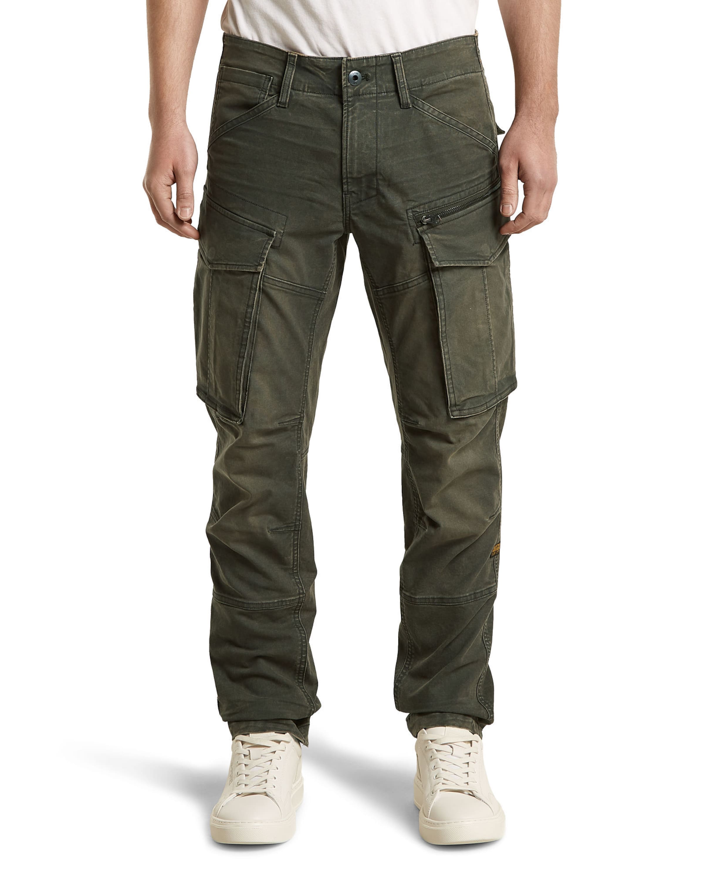G-STAR Slimfit Cargobroek ' ' in Grijs: voorkant