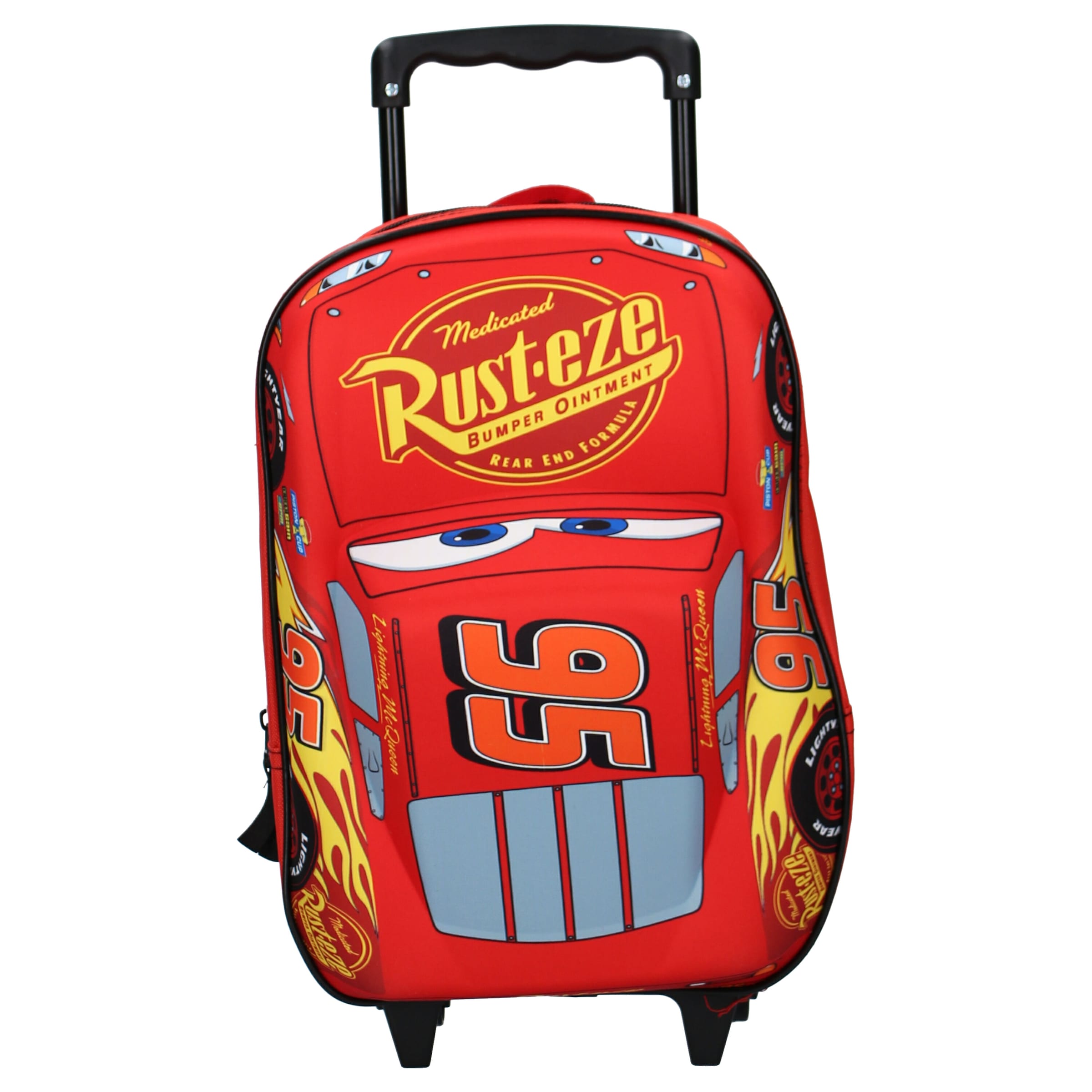 VADOBAG Trolley '3D Cars 3 Piston Cup' in Rot: Vorderseite