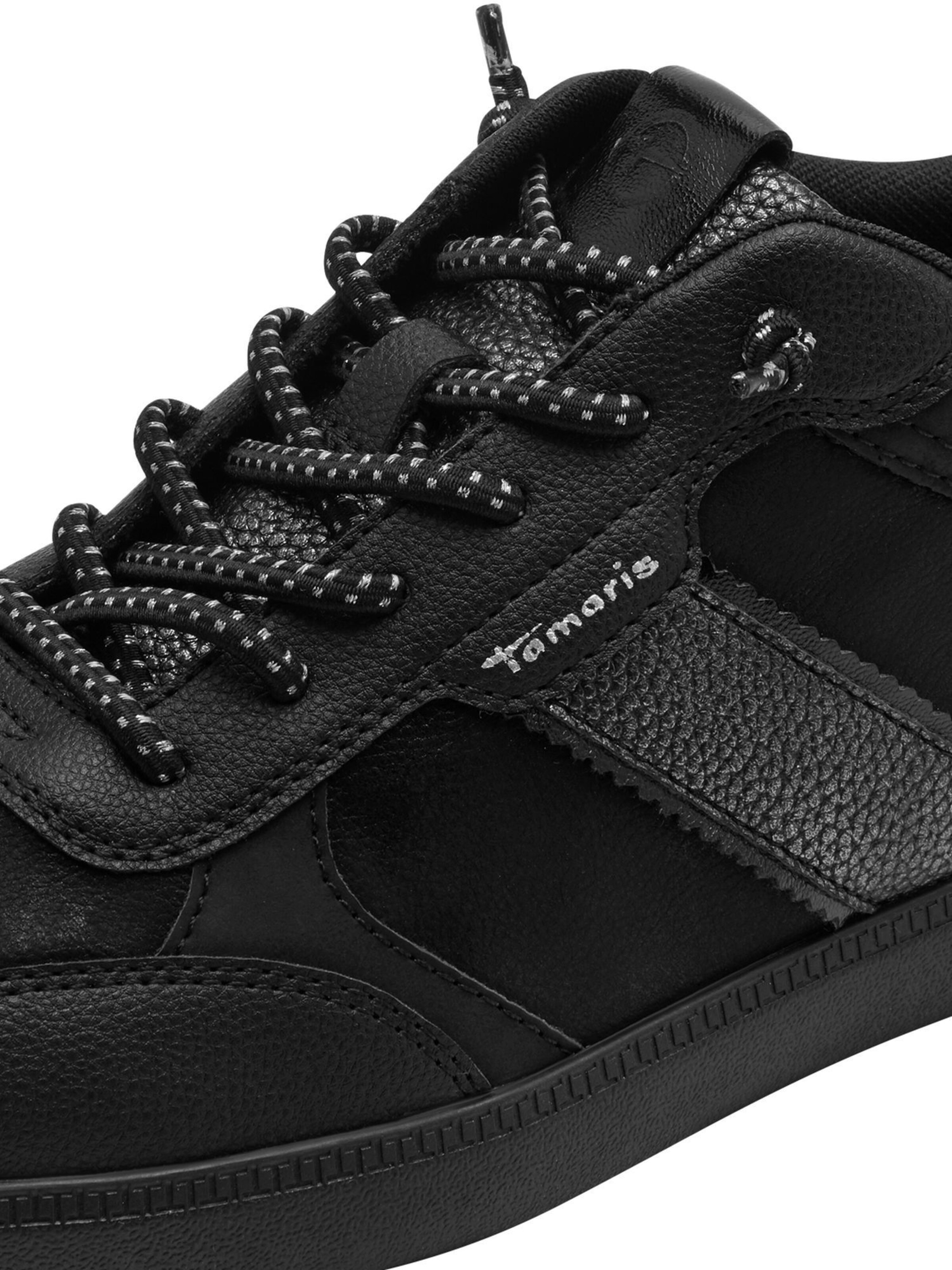 Tamaris Sneakers laag in Zwart