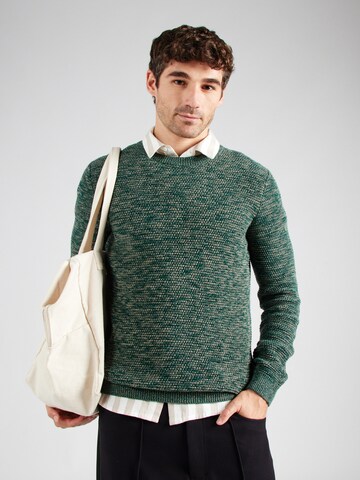 SELECTED Pullover 'SLHVINCE' in Grün: Vorderseite