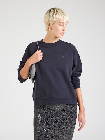 Lee Sweatshirt 'CREW SWS' in Schwarz: Vorderseite