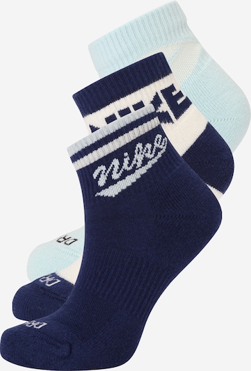 NIKE Urheilusukat värissä yönsininen / vaaleansininen / offwhite, Tuotenäkymä