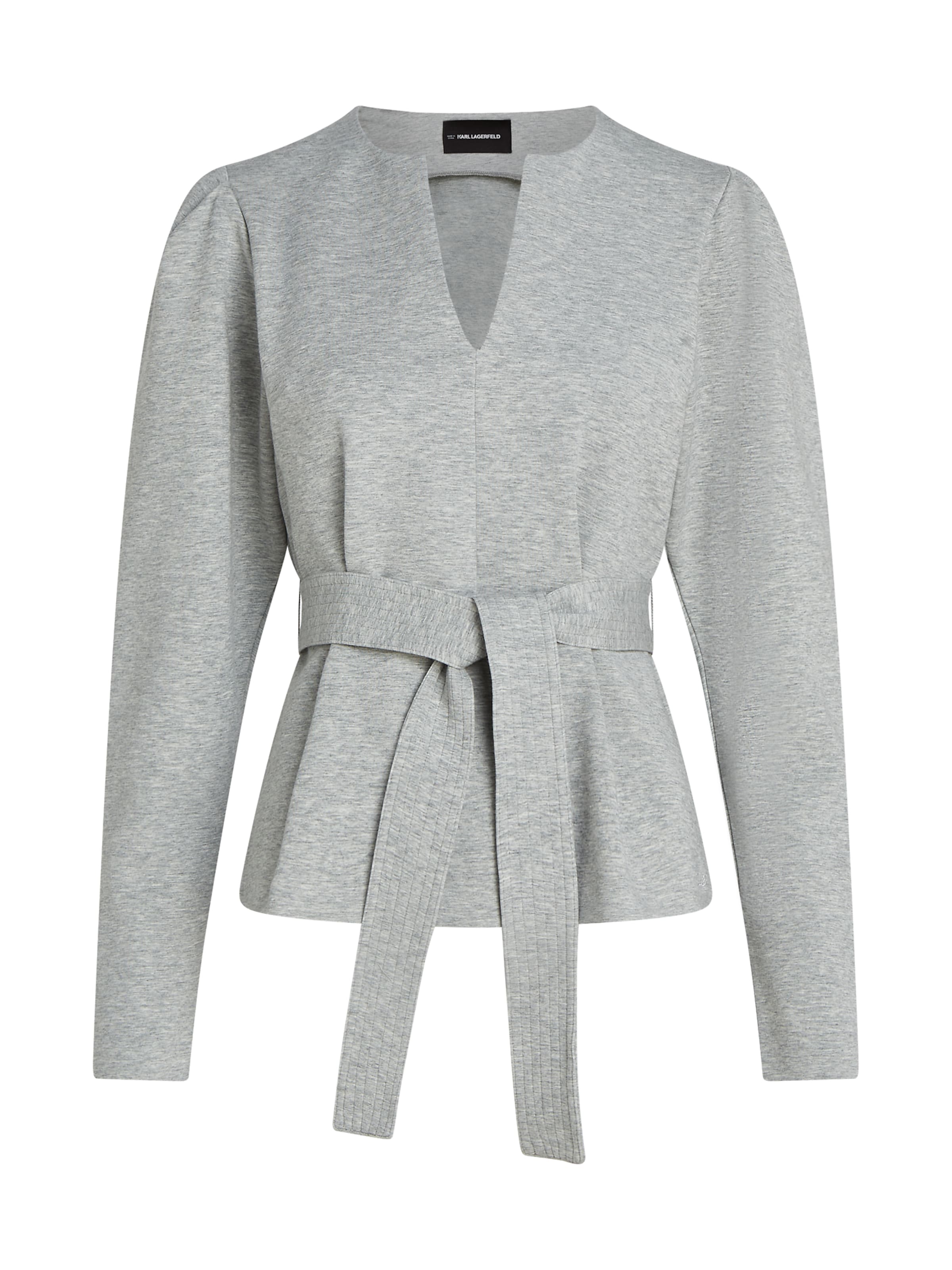 Karl Lagerfeld Bluzka sportowa w kolorze szary: przód