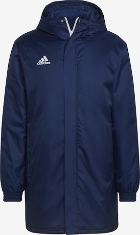 ADIDAS SPORTSWEAR Athletic Jacket 'Entrada 22' in Blue: front