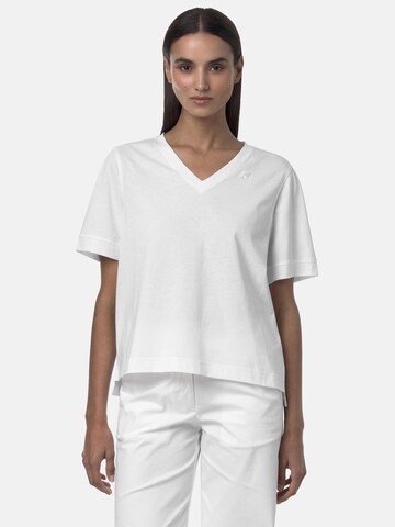 K-Way Shirt 'K-WAY LEDA JERSEY T-Shirt e Polo' in Wit: voorkant