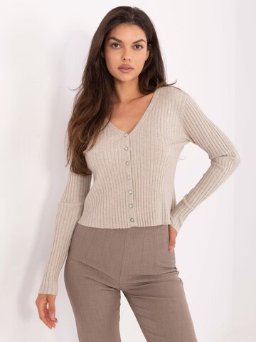 Madnezz House Sticktop 'R1639.27' in Beige: Vorderseite