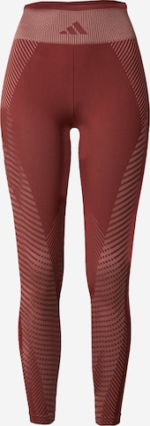 ADIDAS PERFORMANCE Spodnie sportowe w kolorze fioletowy: przód