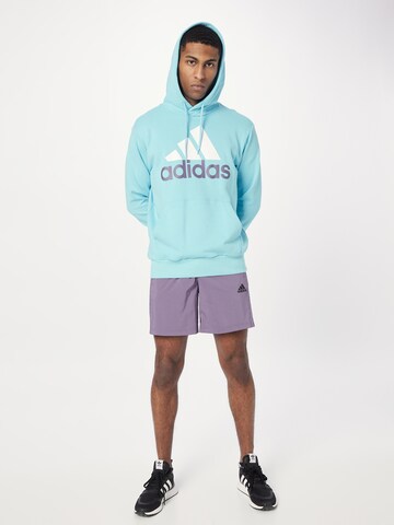 ADIDAS SPORTSWEAR Αθλητική μπλούζα φούτερ 'Essentials' σε μπλε