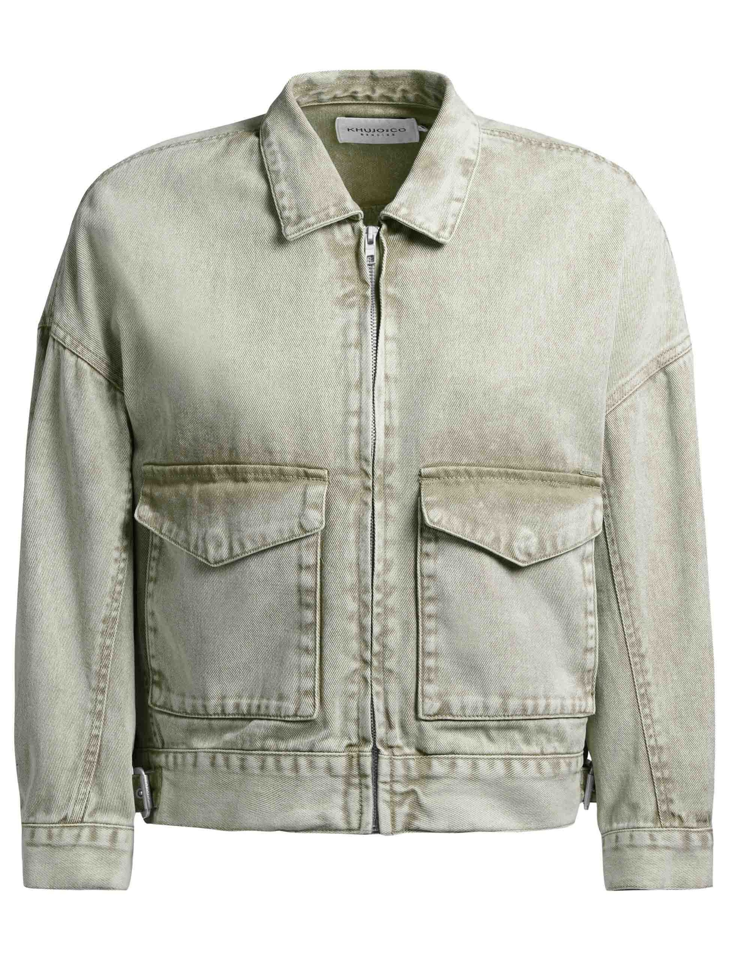 khujo Демисезонная куртка 'Nelina' в Зеленый: спереди