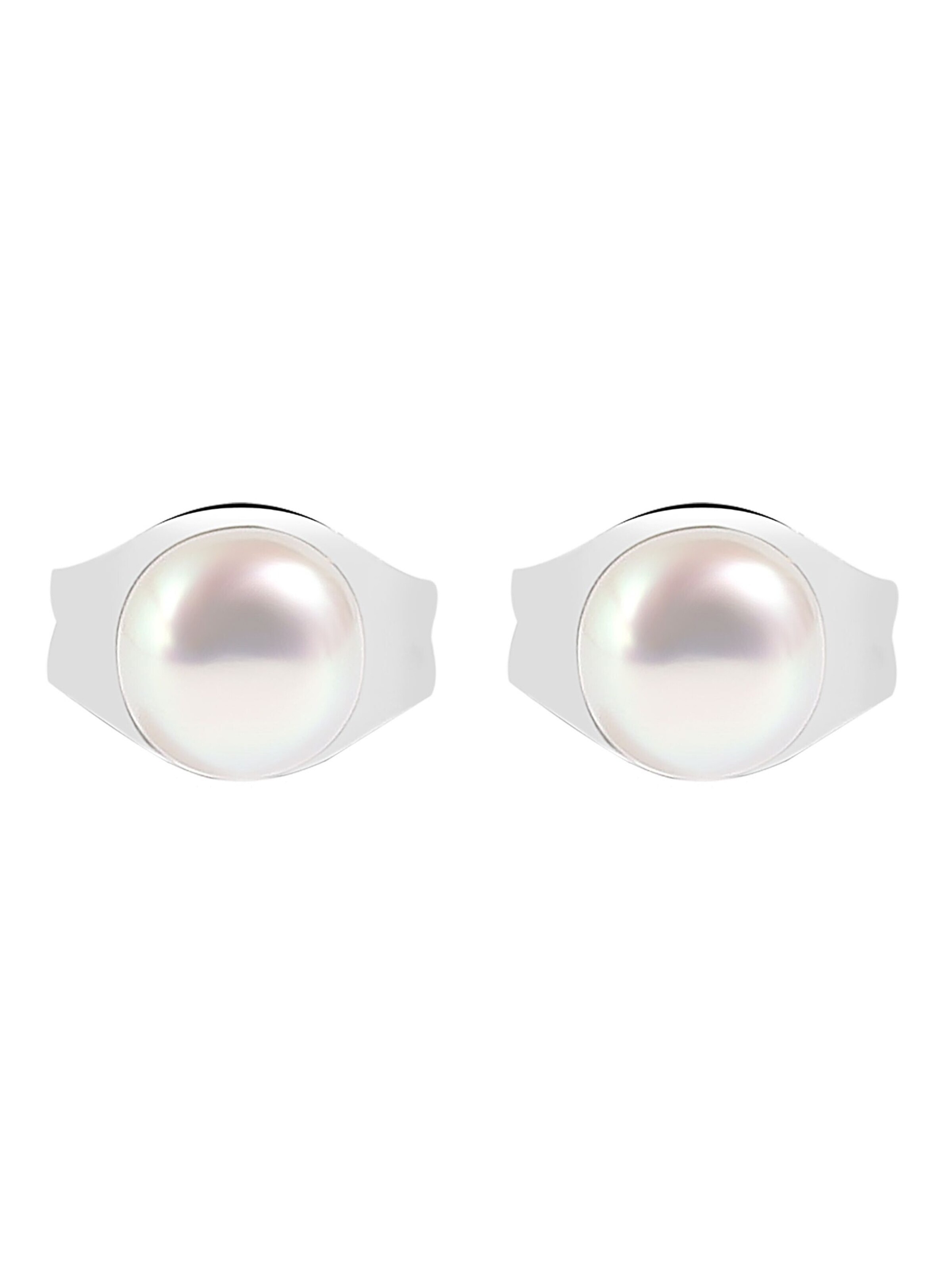 Akzent Earrings 'Chau, silberfarbig, langlebig' in Silver: front