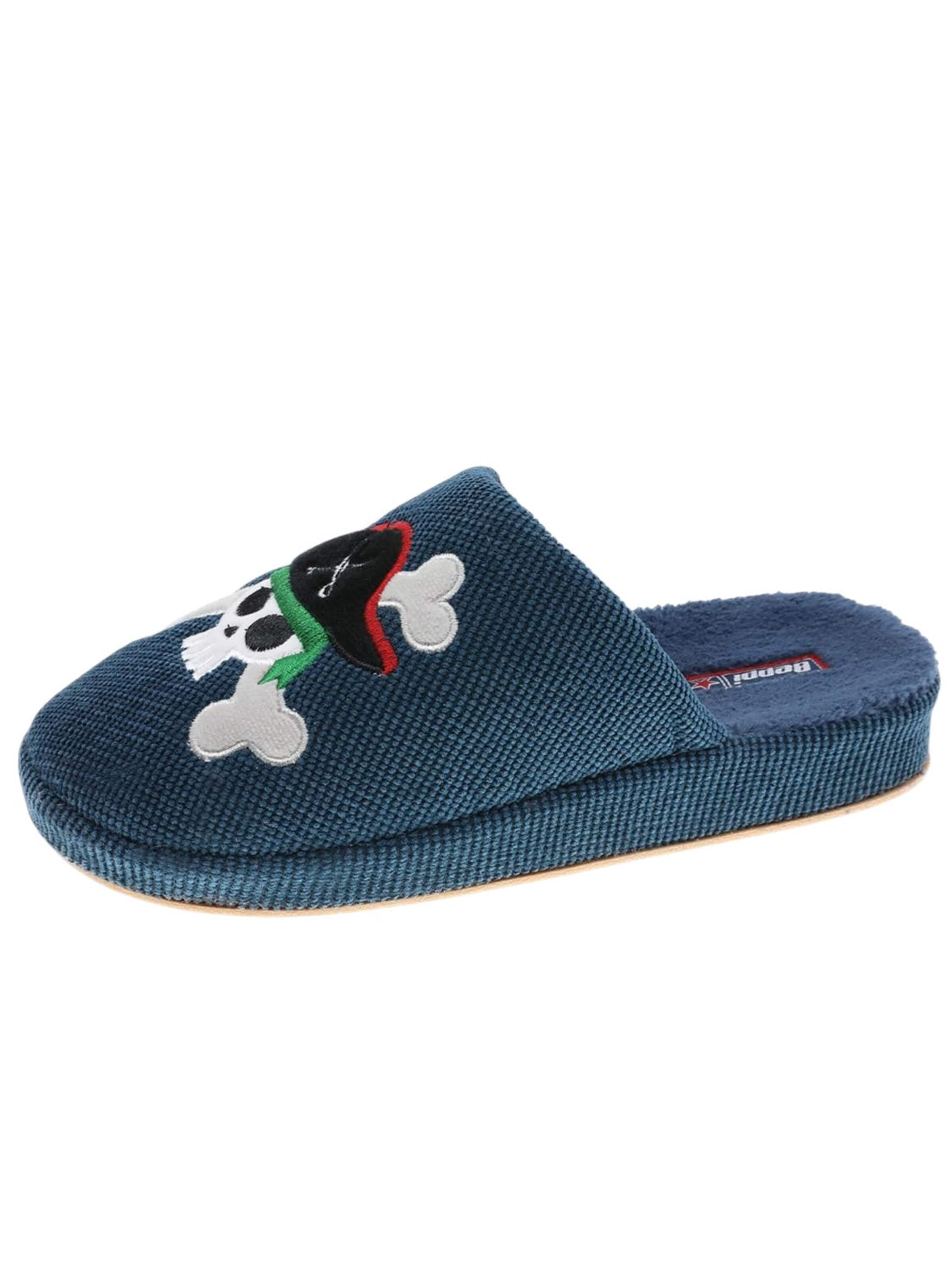 Beppi Slipper in Green: front