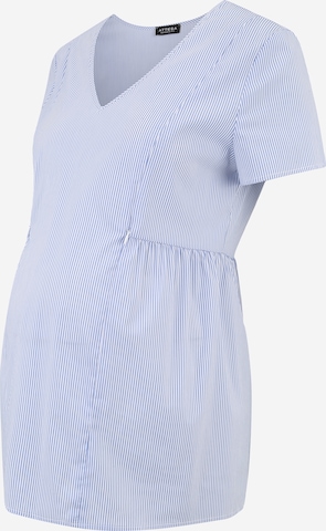 Camicia da donna 'MIRIAM' di Attesa in blu: frontale