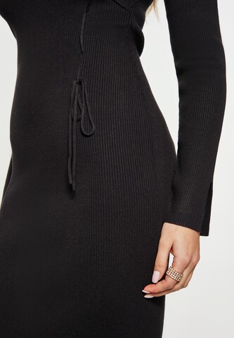 NAEMI Knitted dress in Black