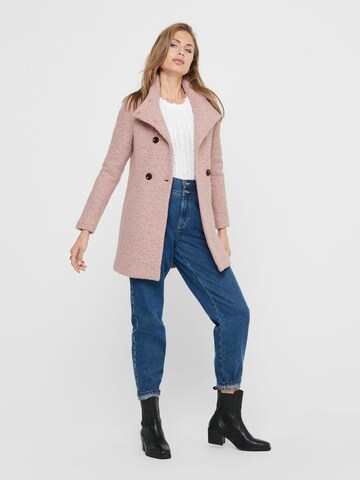 Manteau mi-saison 'SOPHIA' ONLY en rose