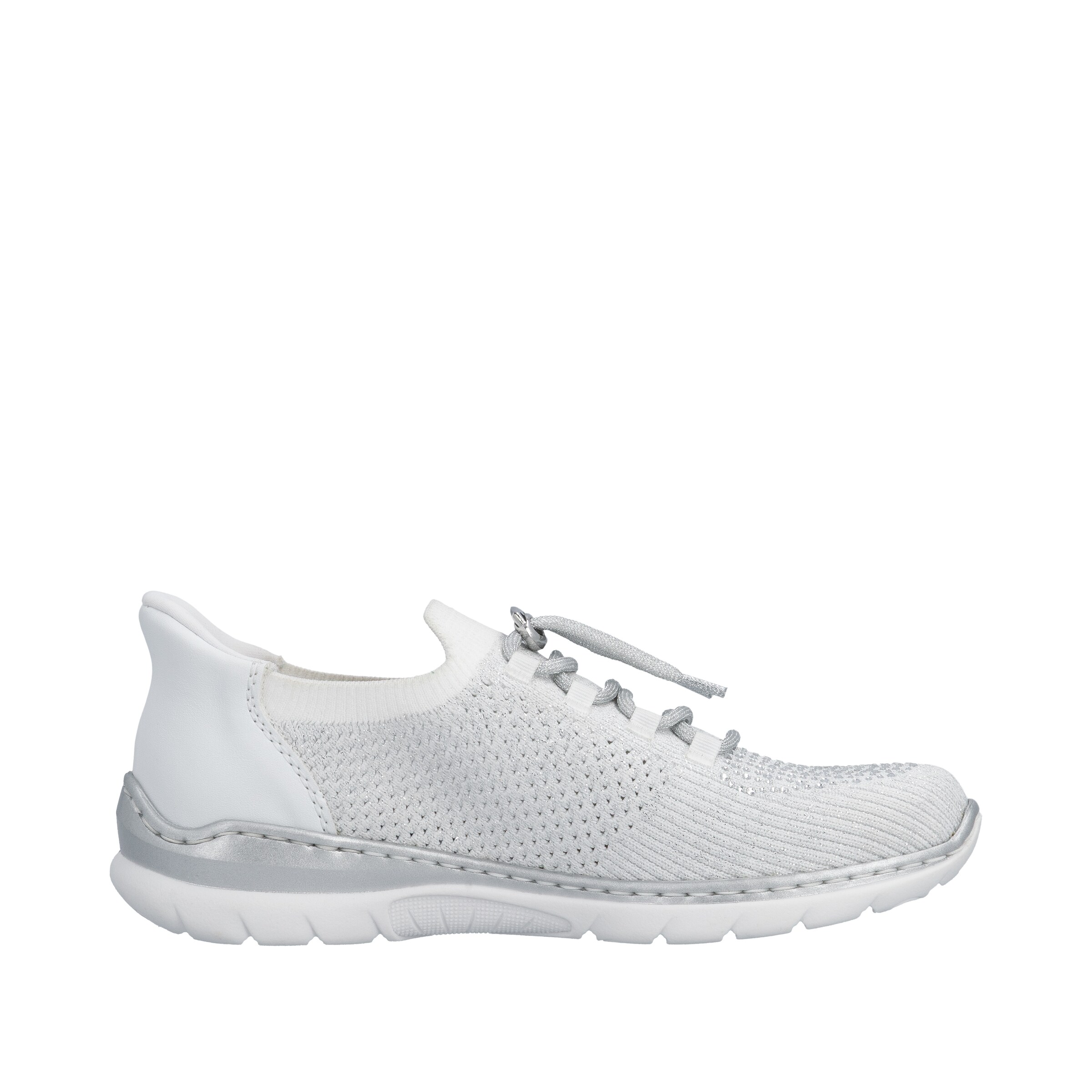 Rieker Slip-Ons in Silver