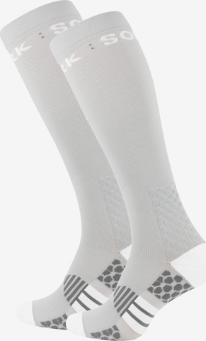 Chaussettes de sport Stark Soul en gris : devant