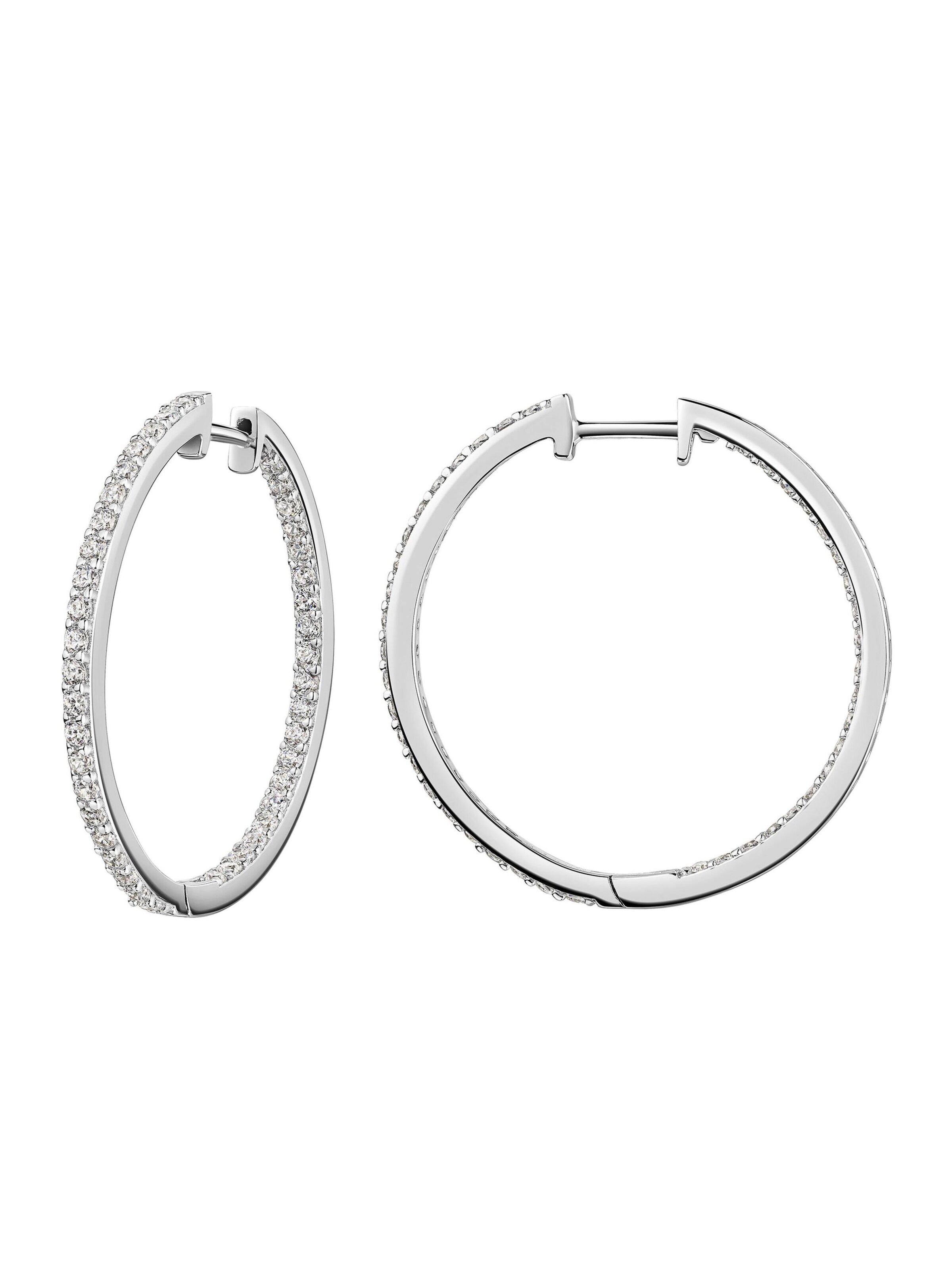 CELESTA Earrings in Silver: front