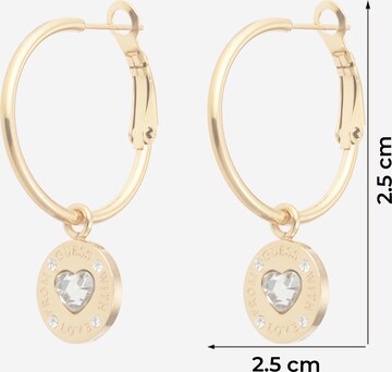 Boucles d'oreilles GUESS en or