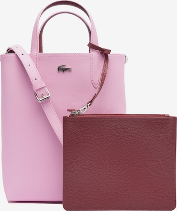 Borsa a mano di LACOSTE in rosa: frontale