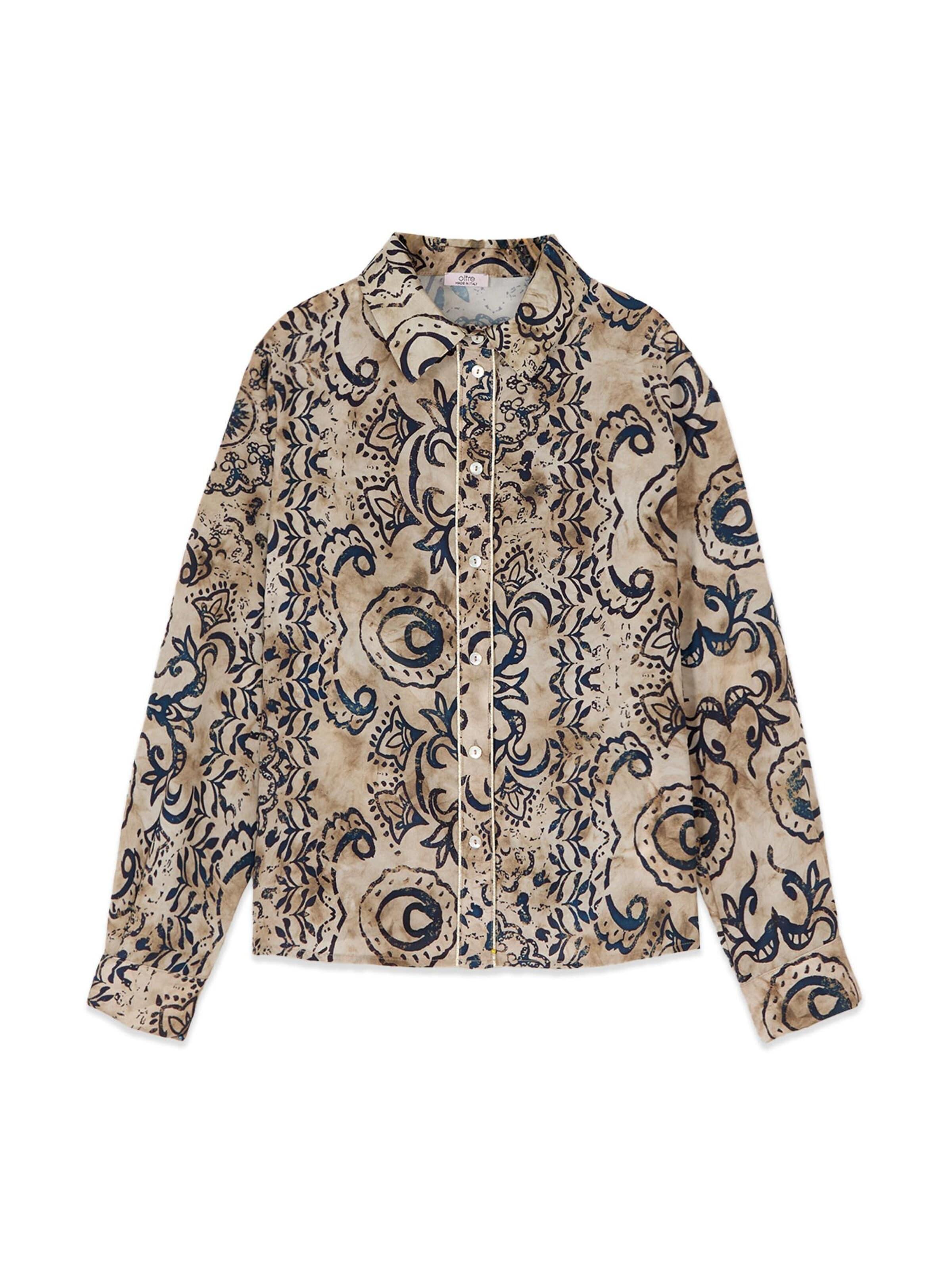 oltre - Blusa en beige: frente