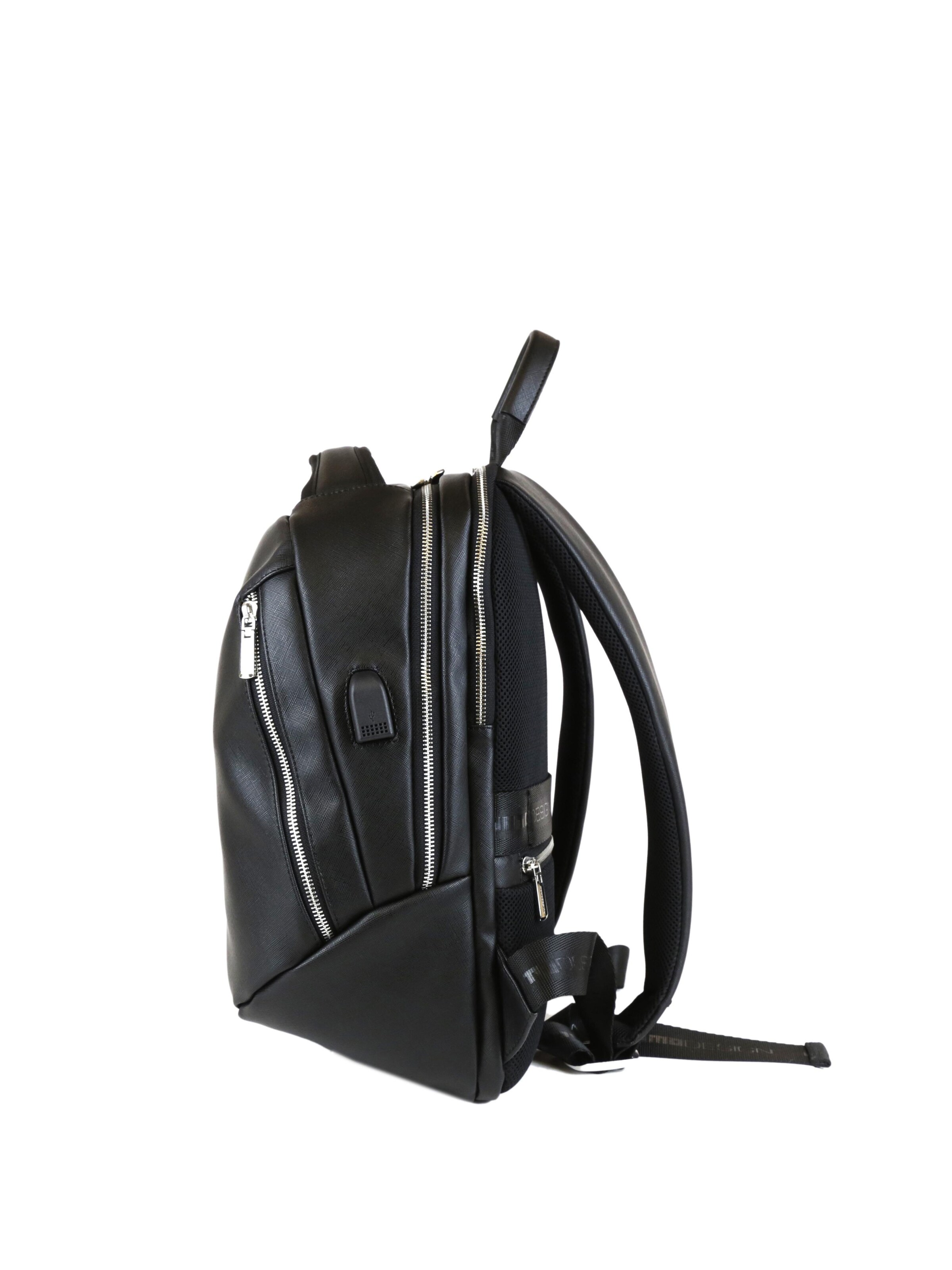 Zaino 'Zaino Momo Design Uomo Poliestere con Zip e Tasche Organizzate 32x40x15cm' di Momo Design in nero
