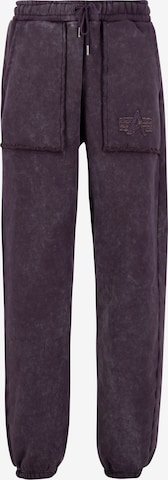 Pantaloni 'Open Edge ' de la ALPHA INDUSTRIES pe mov: față