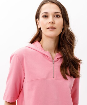 BRAX Sweatshirt 'Brooke' in Roze