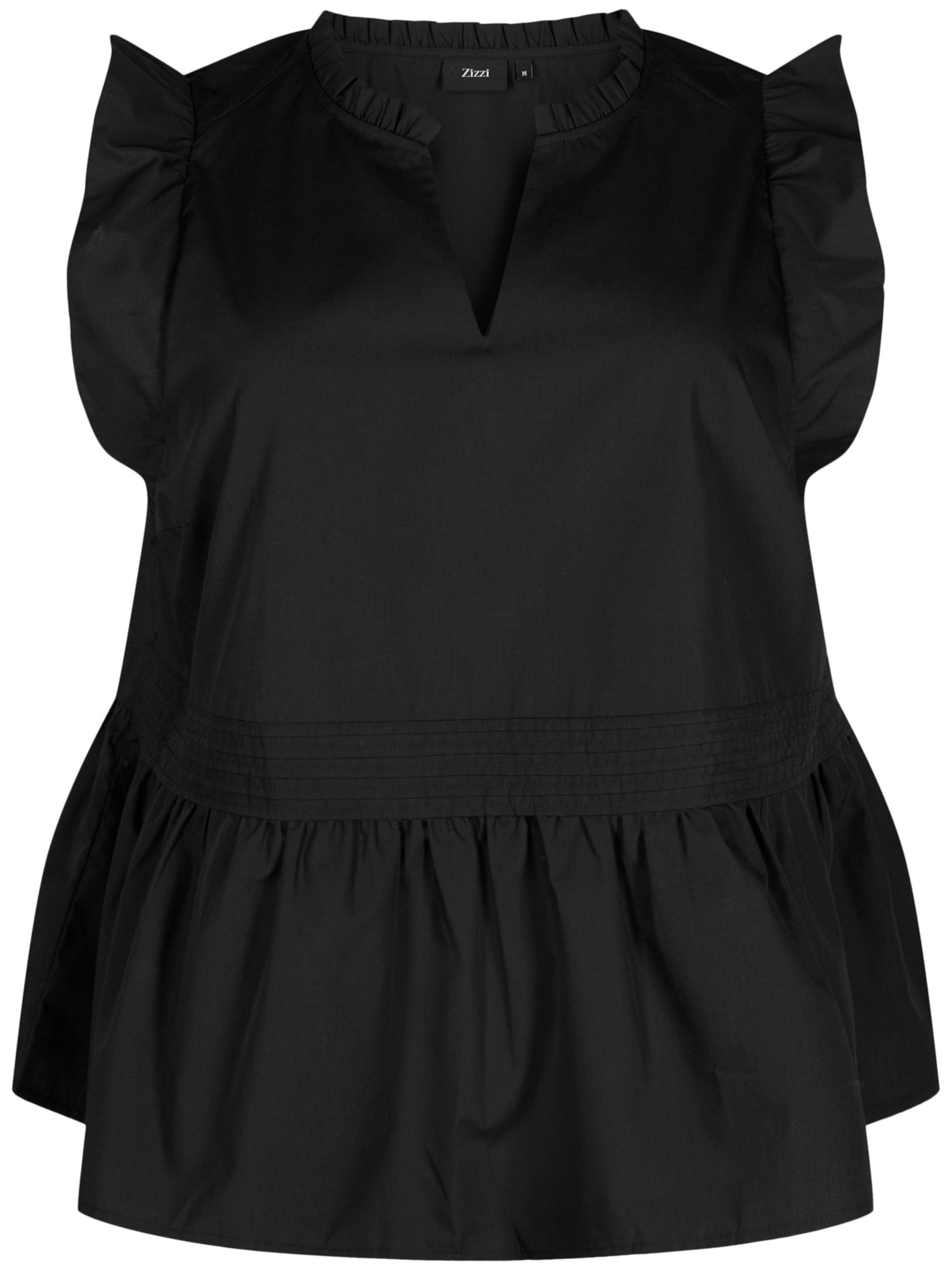 Zizzi Blouse 'EMA' in Black: front
