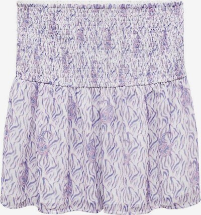 MANGO TEEN Skirt in mottled white, Item view