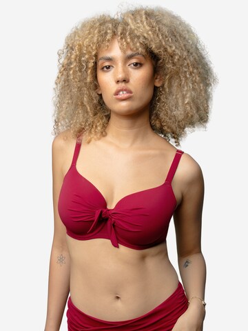 SugarShape T-shirt Bikinitop 'Valencia' in Rood