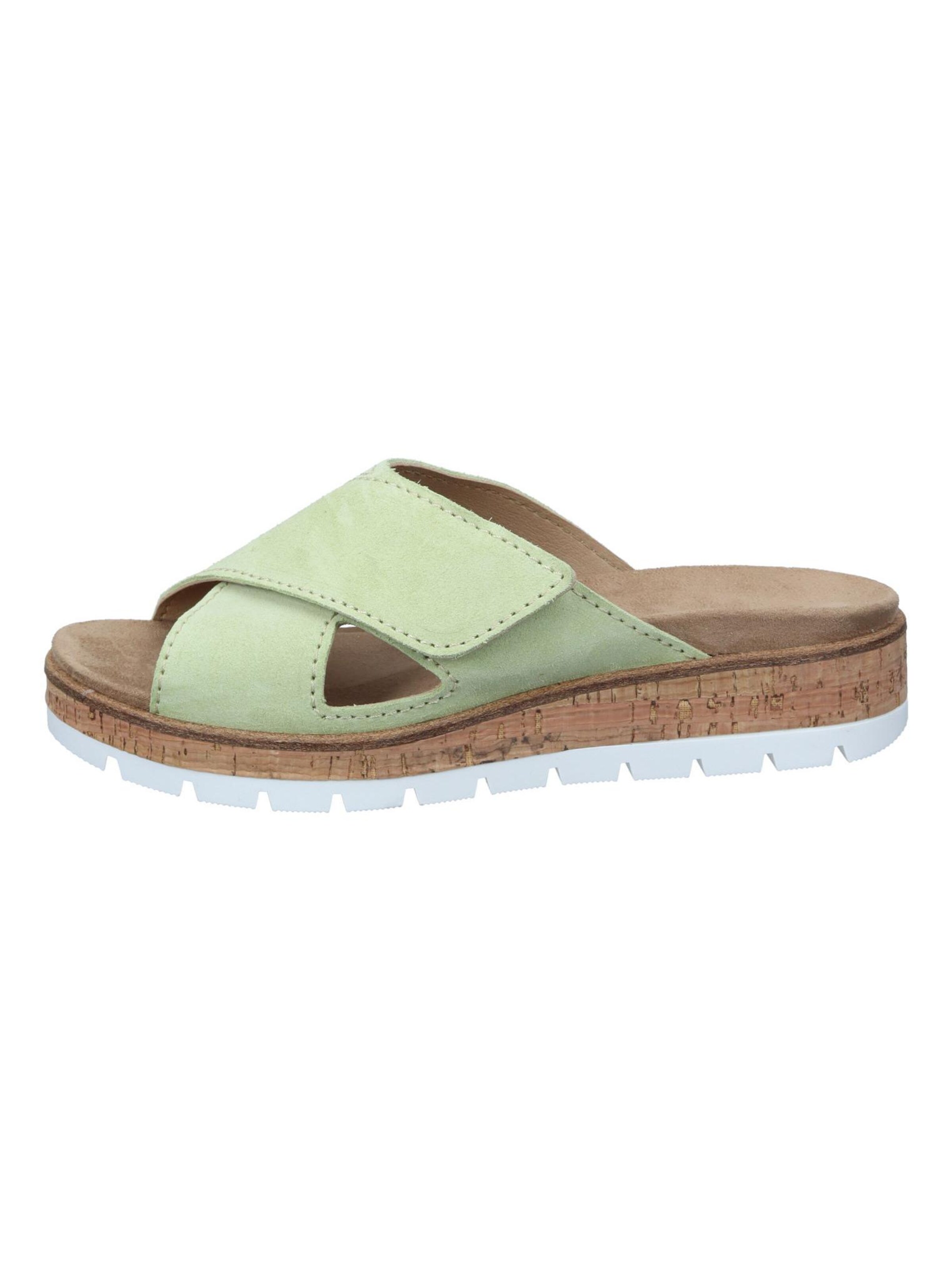 Comfortabel Mules 'Pantoletten' in Green