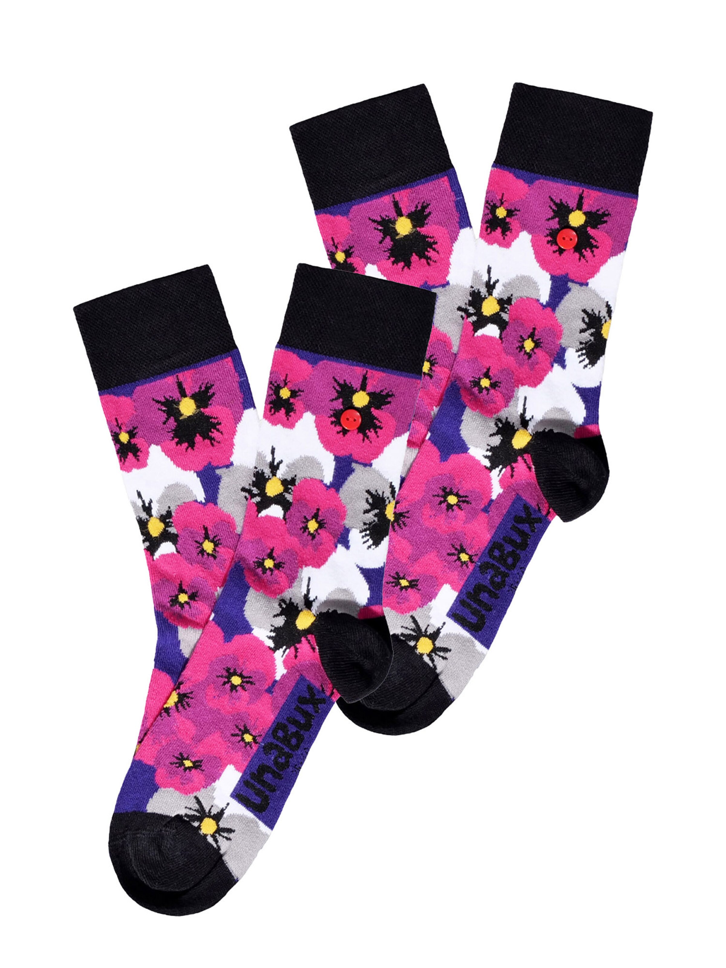 UNABUX Socks ' MIX ' in Mixed colours: front