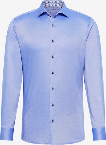 ETERNA Slim fit Zakelijk overhemd in Blauw: voorkant