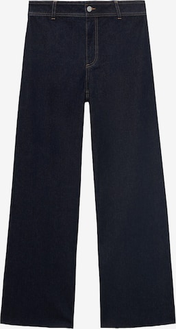 Wide leg Jeans 'CATHERIN' de la MANGO pe albastru: față
