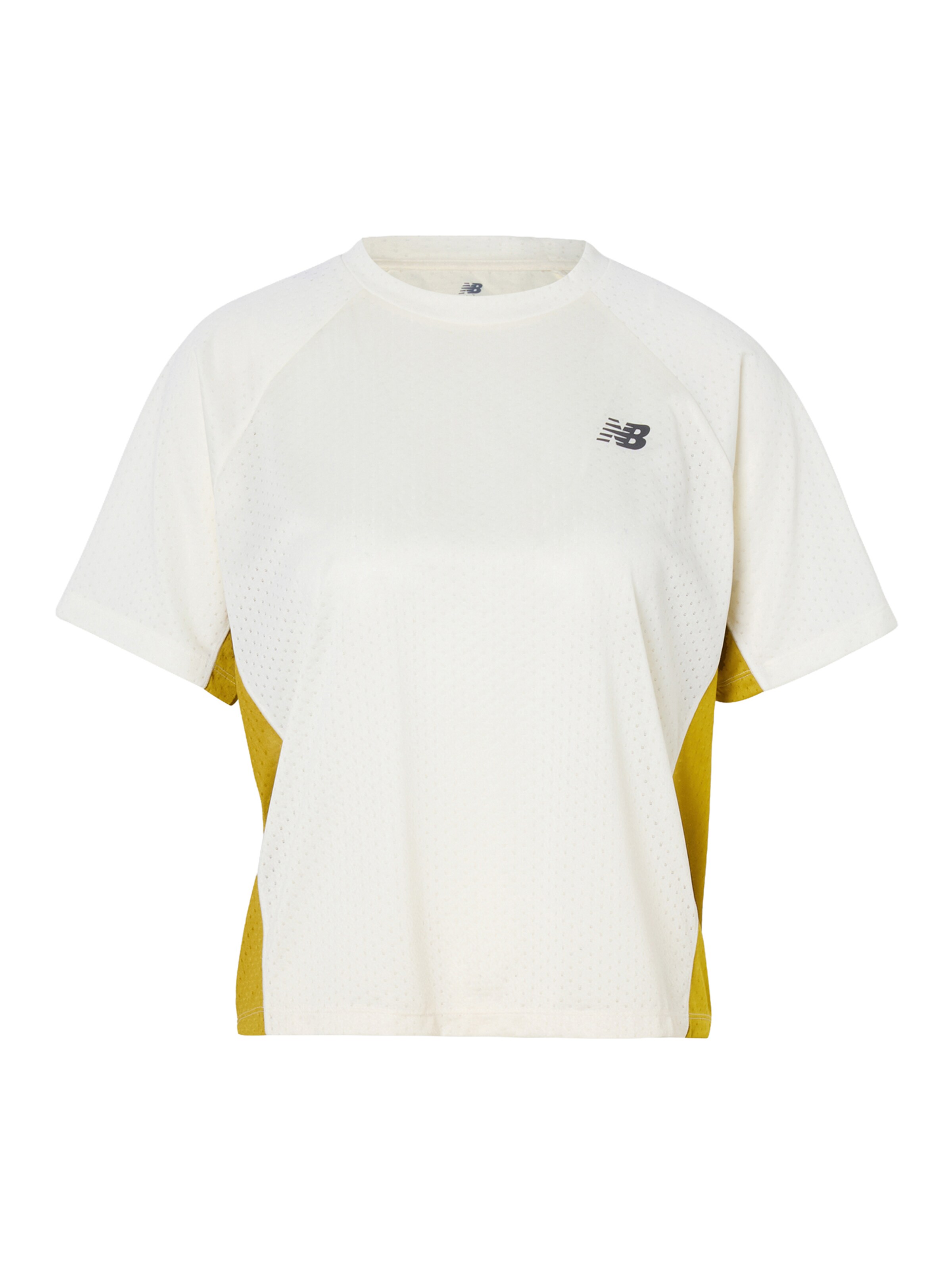 Tricou funcțional de la new balance pe alb: față