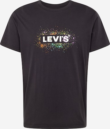 LEVI'S ® Majica 'SS Relaxed Baby Tab Tee' | črna barva: sprednja stran