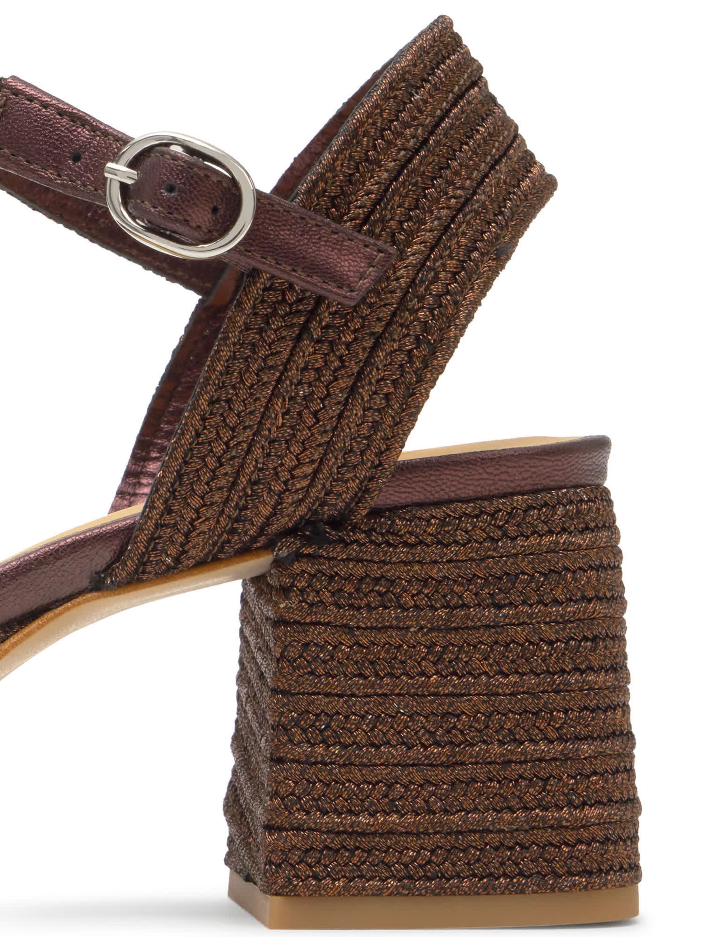 Castañer Hochhackige Sandalen ' VALLITA ' in Braun