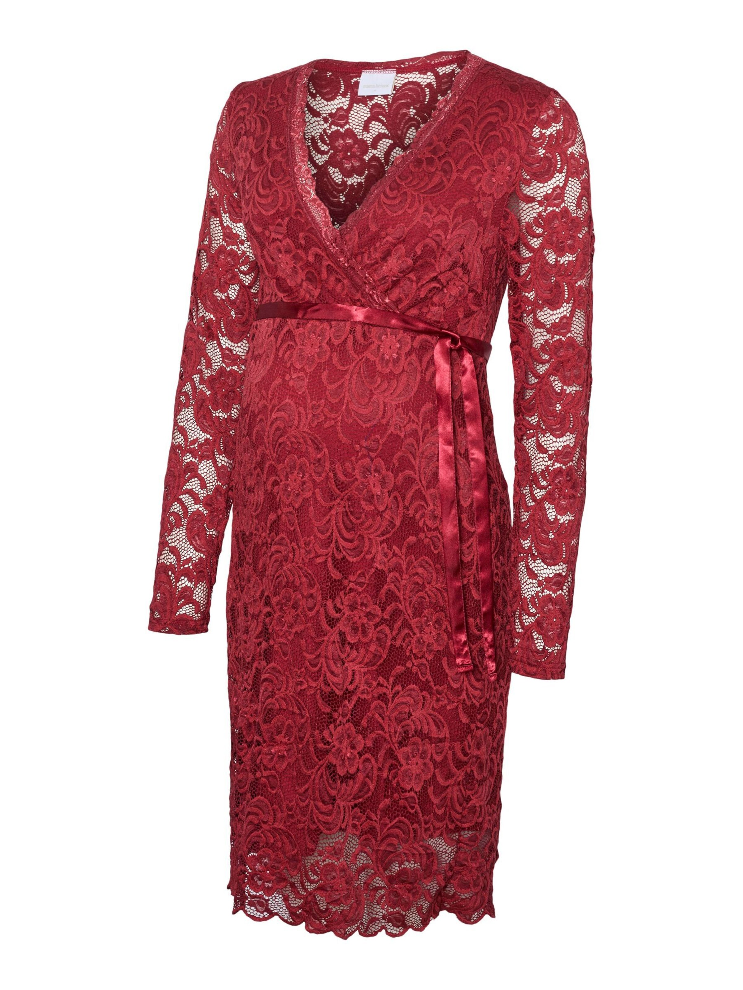 Robe 'LMIVANA' MAMALICIOUS en rouge : devant