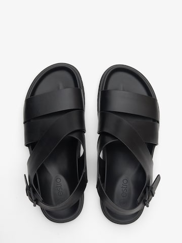 Estro Teenslippers '909-2' in Zwart