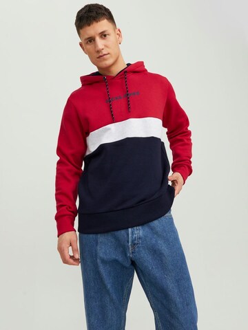 JACK & JONES Sweatshirt in Blauw: voorkant