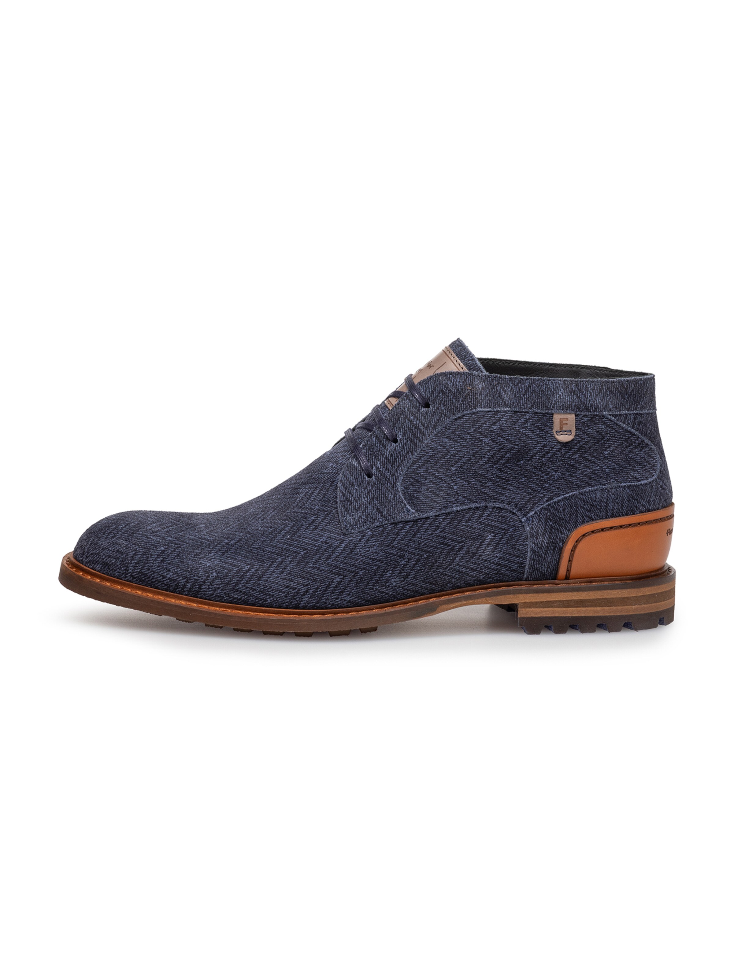 Boots chukka 'Crepi 13' di Floris van Bommel in blu: frontale